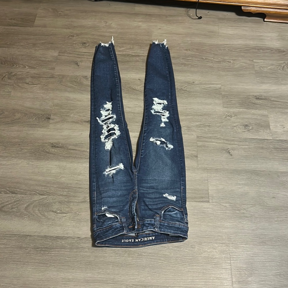 Dark Blue American Eagle skinny jeans Size 2 Regular